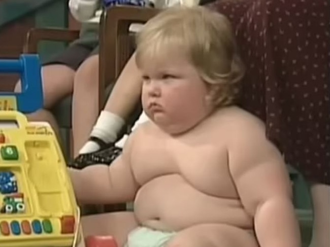 Zach Strenkert became famous as a toddler. Picture: Jerry Springer