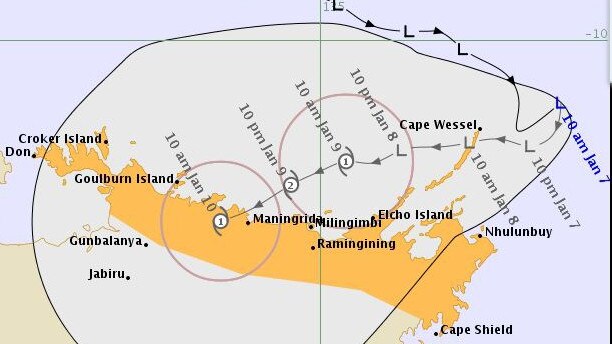 The Bureau of Meteorology has released its first tropical cyclone advice, as the low in the Arafura Sea continues to intensify