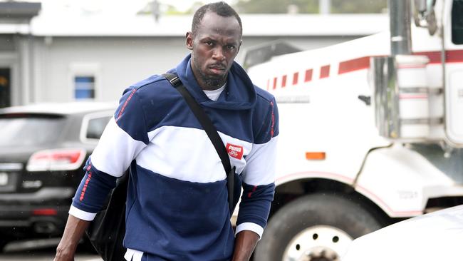 The Mariners have confirmed they’ve offered a contract to Usain Bolt. Picture: AAP