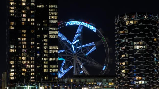 Melbourne Star at Docklands. Picture: Sarah Matray