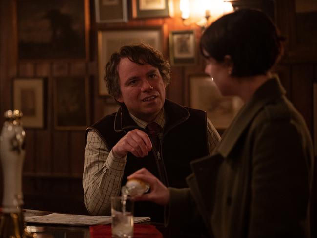 Rory Kinnear and Jessie Buckley in Alex Garland’s new film, Men