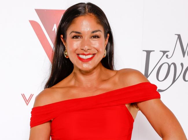 Sarah Roberts at the launch of Resilient Lady for Virgin Voyages at Port Melbourne on Sunday, December 10, 2023.Picture: Supplied/Virgin Voyages