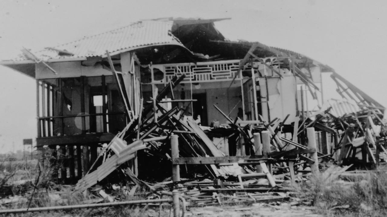 Bomb Damage to Darwin on February 19, 1942. Picture Basil Stahl/Supplied