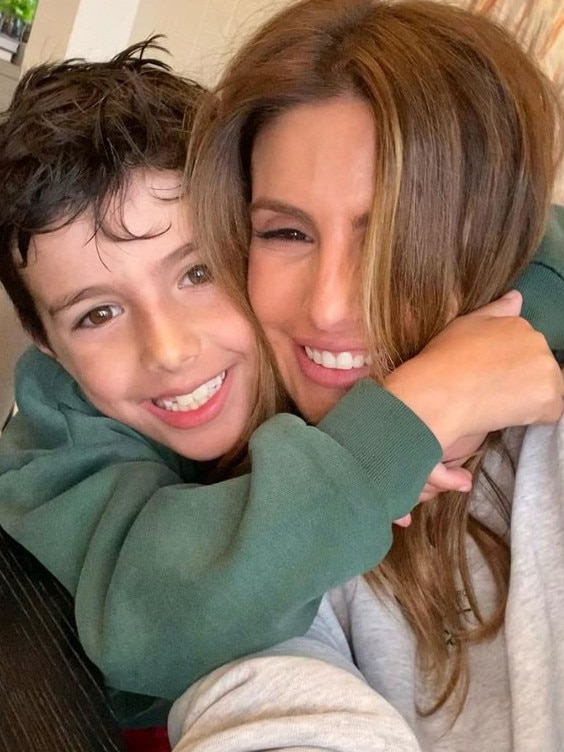 Nicodemou and her son, Jonas.