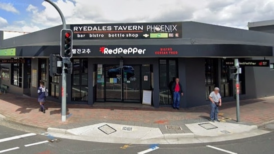 Kellyville Ridge man Jonathon Antonios Habib brazenly stabbed and slashed a man when he tried to steal his pokies winnings after he lost $2000 at Ryedales Tavern in West Ryde last year. Picture: Google Maps