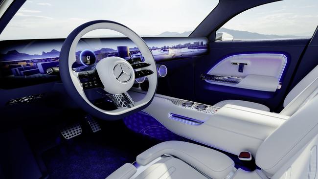 Mercedes-Benz used mushroom leather in the Vision EQXX concept car.