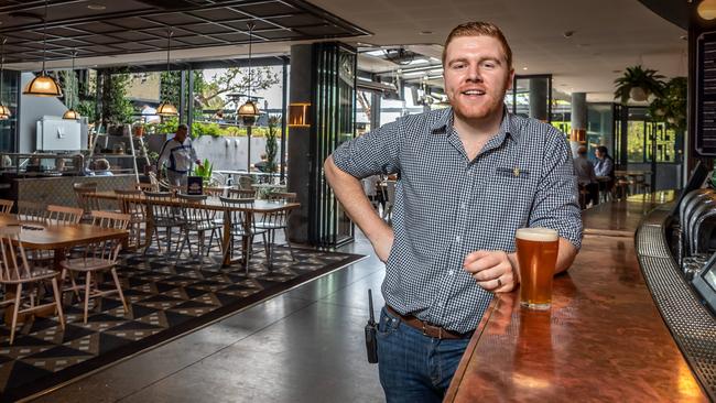 Paddy Walshe brings his hospitality skills to Hunters Hill Hotel. Picture: Monique Harmer