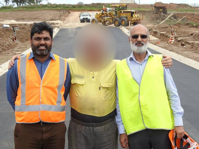 Mr Aziz, left, with fellow director Wajahat Rana, right.