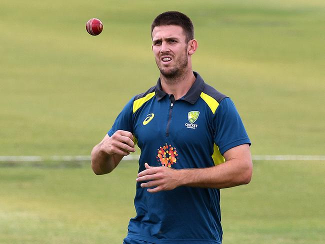 Mitchell Marsh is the man poised to replace Marcus Stoinis in the World Cup squad. Picture: AAP