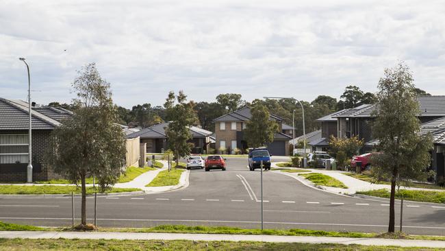 A generic photo of newly built homes in Claymore.