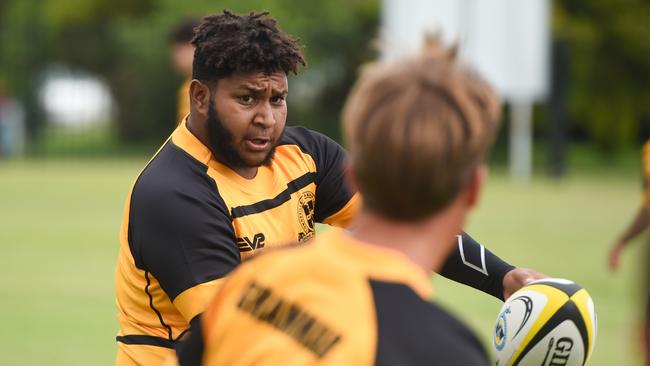 Ignatius Park College v Townsville Grammar School. Grammar's Adi Noah.