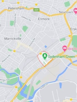 Sydenham is a very small suburb… Picture: Google.