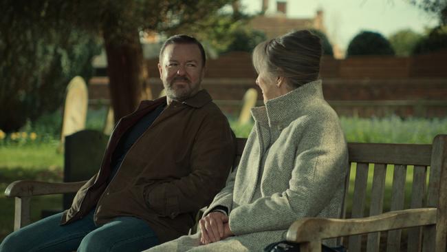 Ricky Gervais in After Life season three. Picture: Netflix