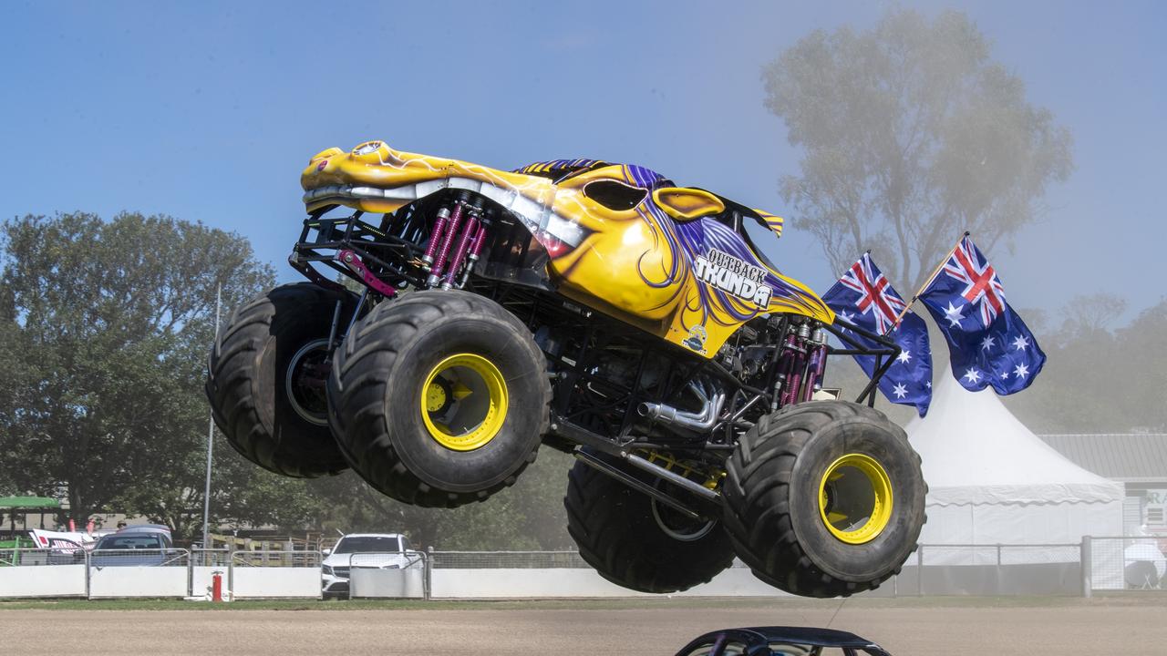 Outback Thunda Monster Trucks are back for the Royal Toowoomba Show. Picture: Nev Madsen.