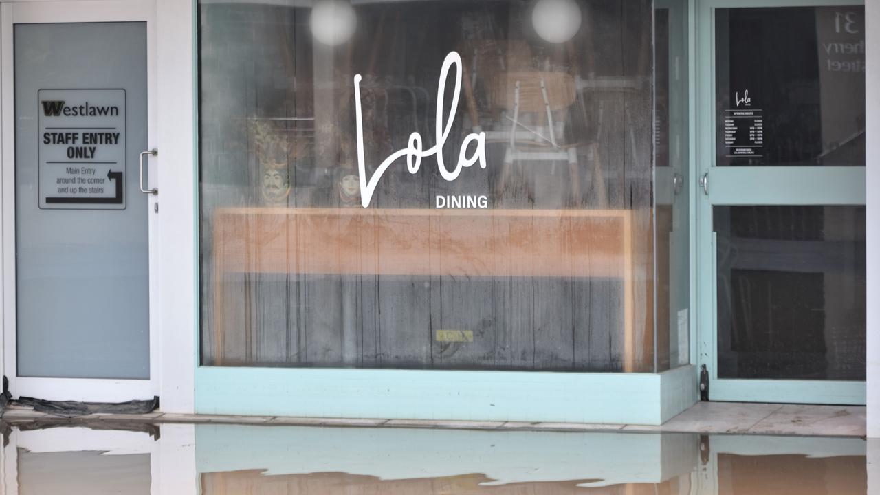 Lola Dining in Cherry St suffers some condensation after Ballina flooding on March 4,2022. Picture: Tessa Flemming