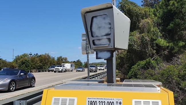 The speed camera is now out of order.