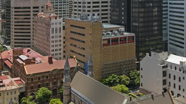 The 10-storey Ediison building on Elizabeth St next to the rear of the GPO next in the Brisbane CBD.