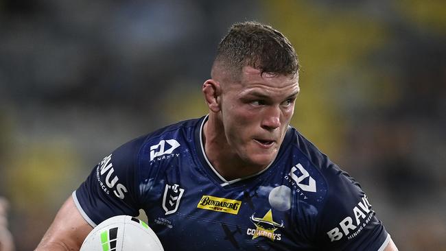 Tom Gilbert has been a breakout star for the Cowboys in 2022, and joins a solid forward pack at the Dolphins. Picture: Getty Images.