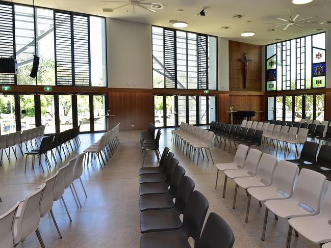 The $19 million three-storey East Precinct building at St PatrickÃ•s College Townsville. Picture: Shae Beplate.
