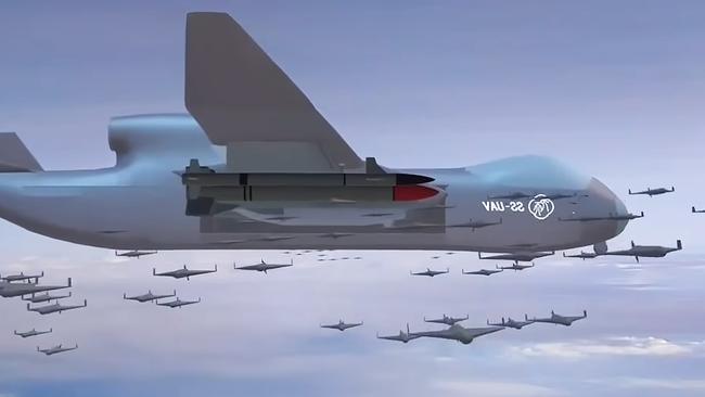 China is set to launch an enormous aerial mothership capable of deploying more than 100 drones and missiles at the same time.