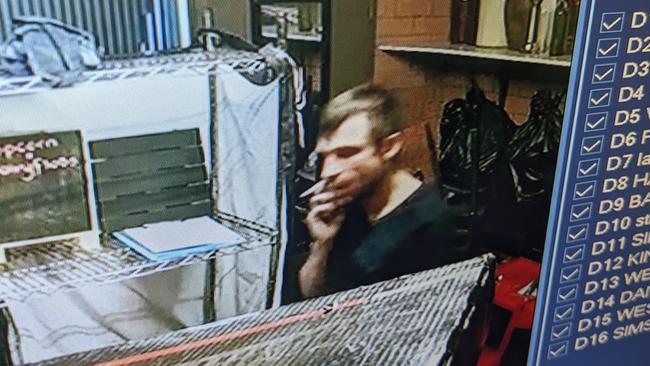 Backstage Bar and Restaurant Launceston owner Jimmy Hoyle calling police after locking himself in his office. Picture: Alex Treacy