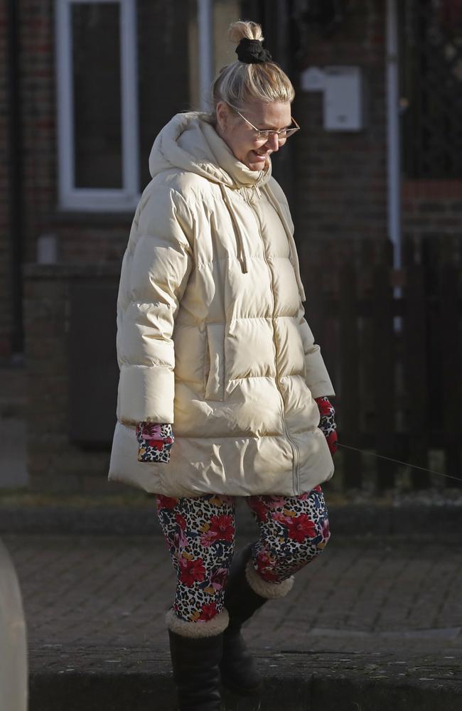 The singer was photographed on a casual stroll in Romford, UK. Picture: Splash News/Media Mode