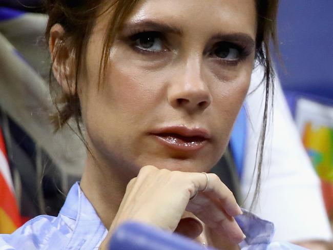 NEW YORK, NY - AUGUST 29:  Victoria Beckham watches Madison Keys play Elise Mertens of Belgium on Day Two of the 2017 US Open at the USTA Billie Jean King National Tennis Center on August 29, 2017 in the Flushing neighborhood of the Queens borough of New York City.  (Photo by Clive Brunskill/Getty Images)