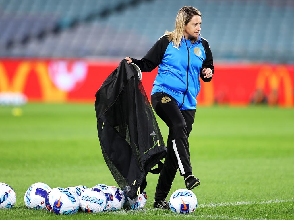 Heather Garriock, a former Matildas player, will serve as interim CEO of Football Australia. Picture: Getty Images