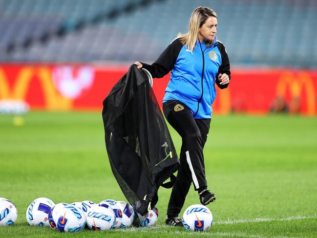 Heather Garriock, a former Matildas player, will serve as interim CEO of Football Australia. Picture: Getty Images