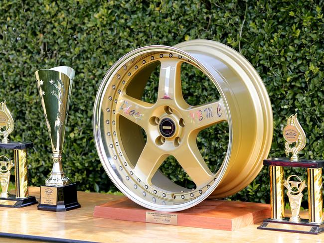 Trophies for the best cars in a number of categories were up for grabs. Picture: Troy Snook