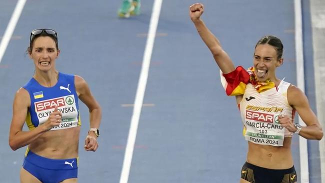 Laura Garcia Caro thought she was about to win a bronze medal. Credit: Getty