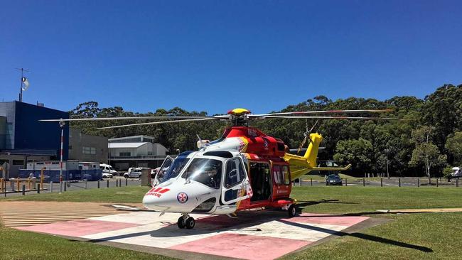 The Westpac Rescue Helicopter was called into action today.