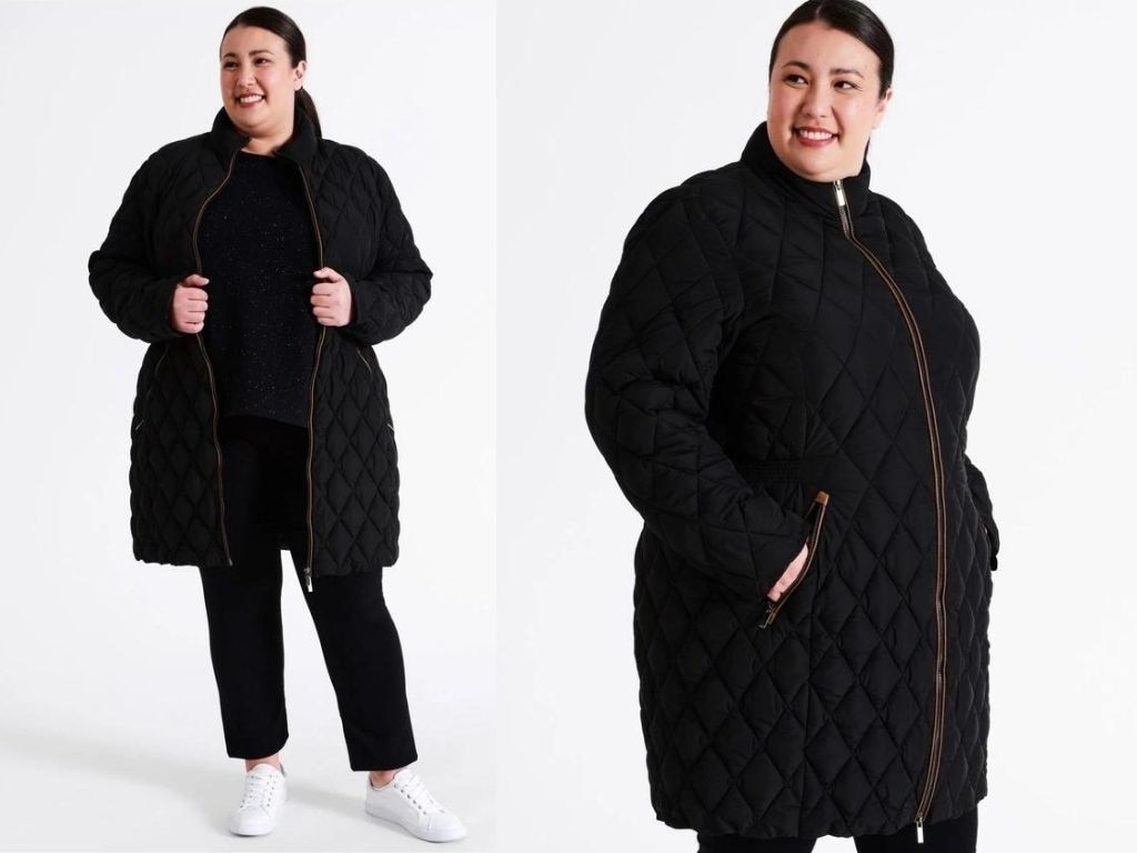 Myer plus shop size coats