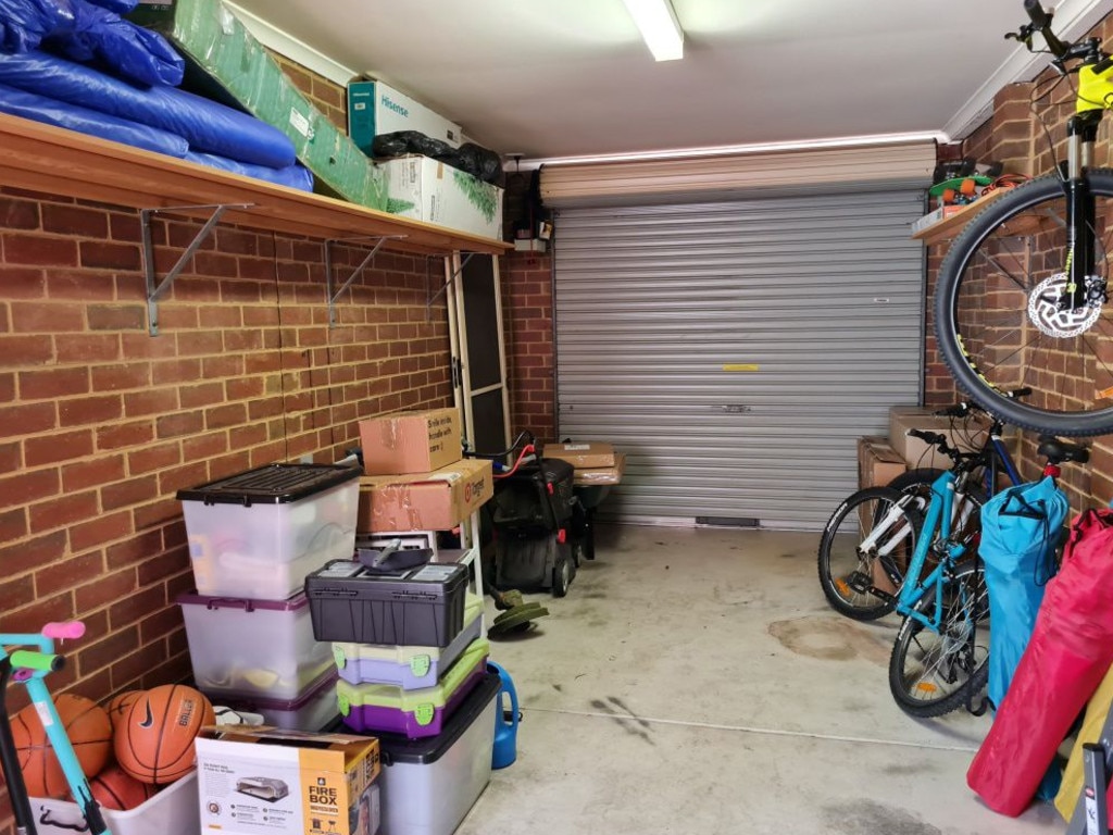 The garage before the renovation. Picture: Supplied