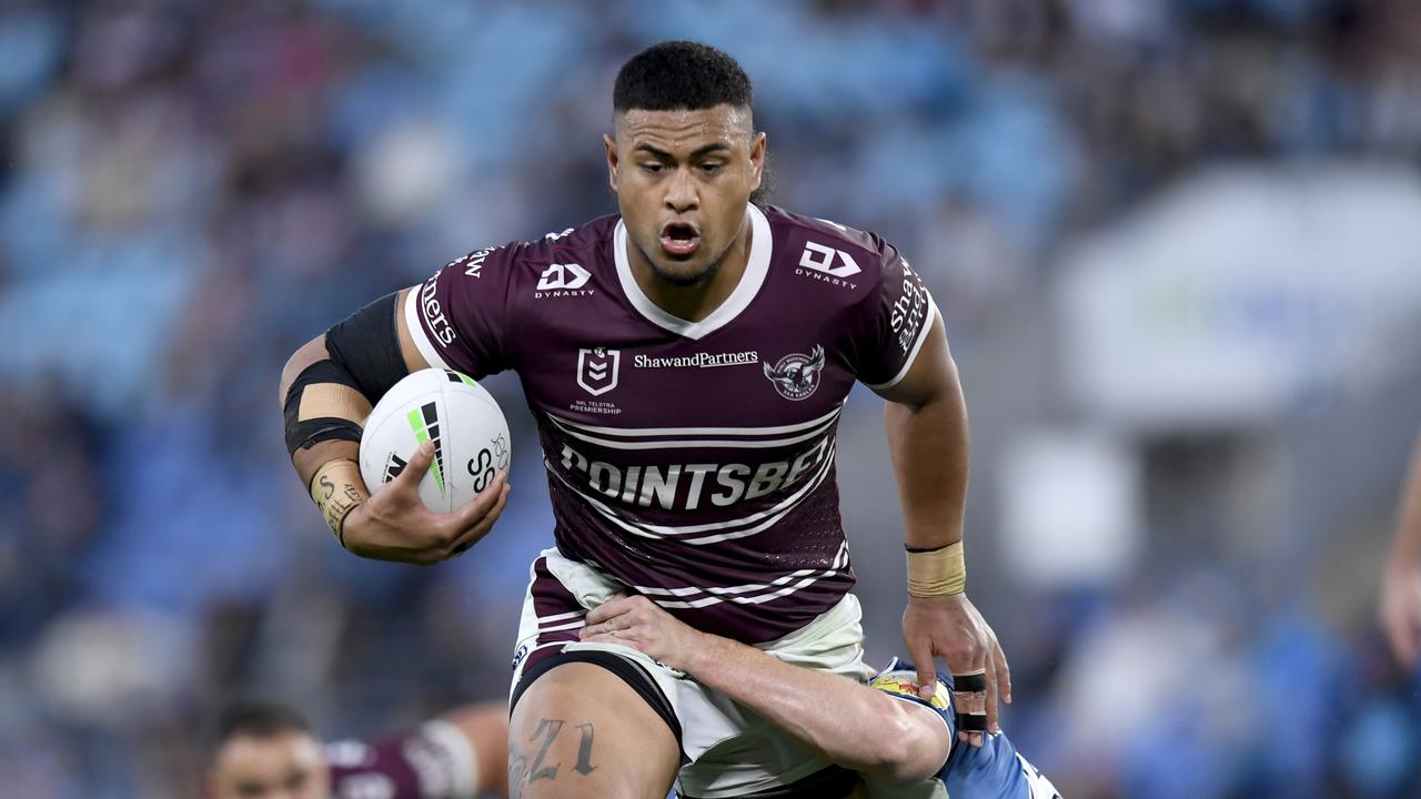 Manly young gun Haumole Olakau’atu. Picture: NRL Images