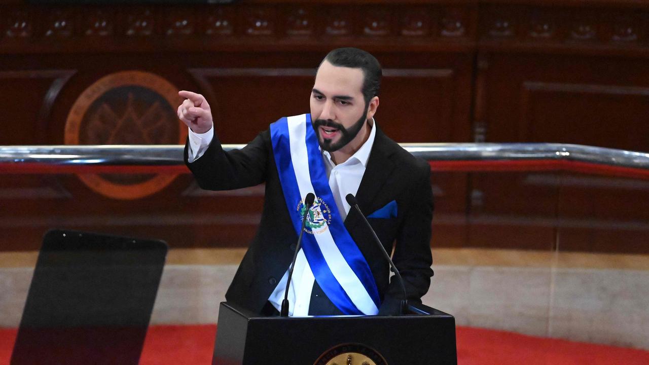 Salvadoran President Nayib Bukele. Picture: AFP