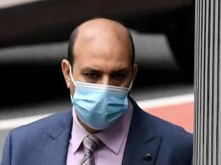 SYDNEY, AUSTRALIA - NewsWire Photos MARCH, 11, 2021: Hany Ibrahim is seen arriving at the Downing Centre Courts, in Sydney. Disgraced pharmacist Hany Ibrahim has pleaded guilty to raping at 19 year old teenager during a consultation in Mascot. Picture: NCA NewsWire/Bianca De Marchi