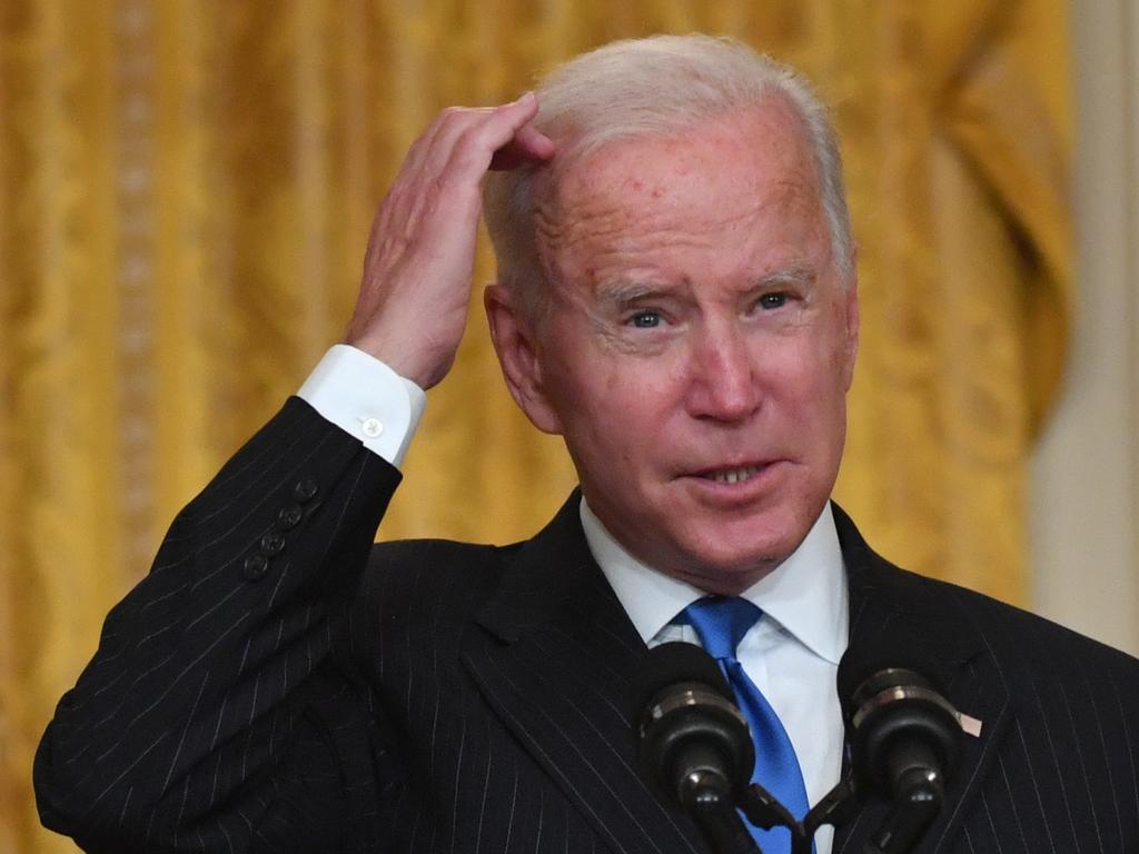 US President Joe Biden speaks at the White House on October 13, 2021. Picture: Nicholas Kamm/AFP