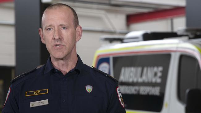 Ambulance Tasmania Cheif Executive Joe Acker at Hobart. Picture: Chris Kidd