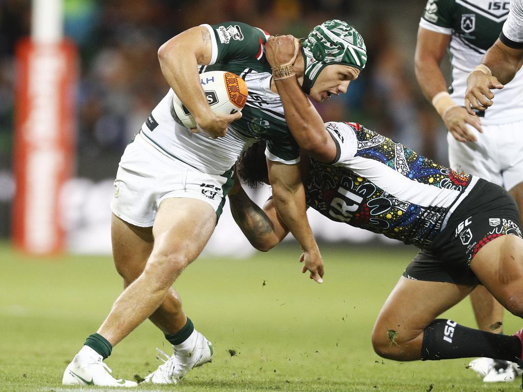 Kalyn Ponga playing for the Maori All Stars. Picture: AAP Image/Daniel Pockett