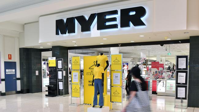 Myer is axeing 90 jobs from its head office Picture: AAP Image/Joel Carrett