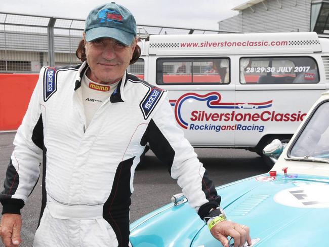 Brian Johnson pictured before the rolover.  Picture: Splash News.