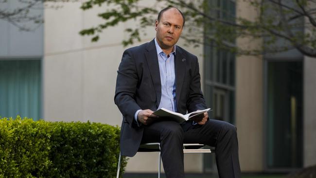 Federal Treasurer Josh Frydenberg at Parliament House in Canberra. Picture: Sean Davey.