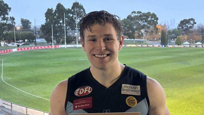 Jack Middleton was named best on ground. Photo: EDFL Facebook.