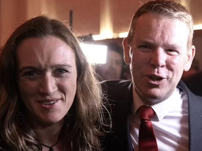 New Zealand’s outgoing Prime Minister Chris Hipkins has made an emotional speech following Labour’s massive election defeat.