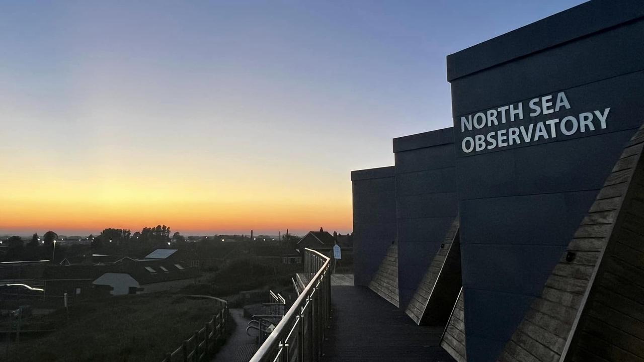 Police were called the observatory in Lincolnshire, 200km from London. Picture: SeascapeCafeNorthSeaObservatory