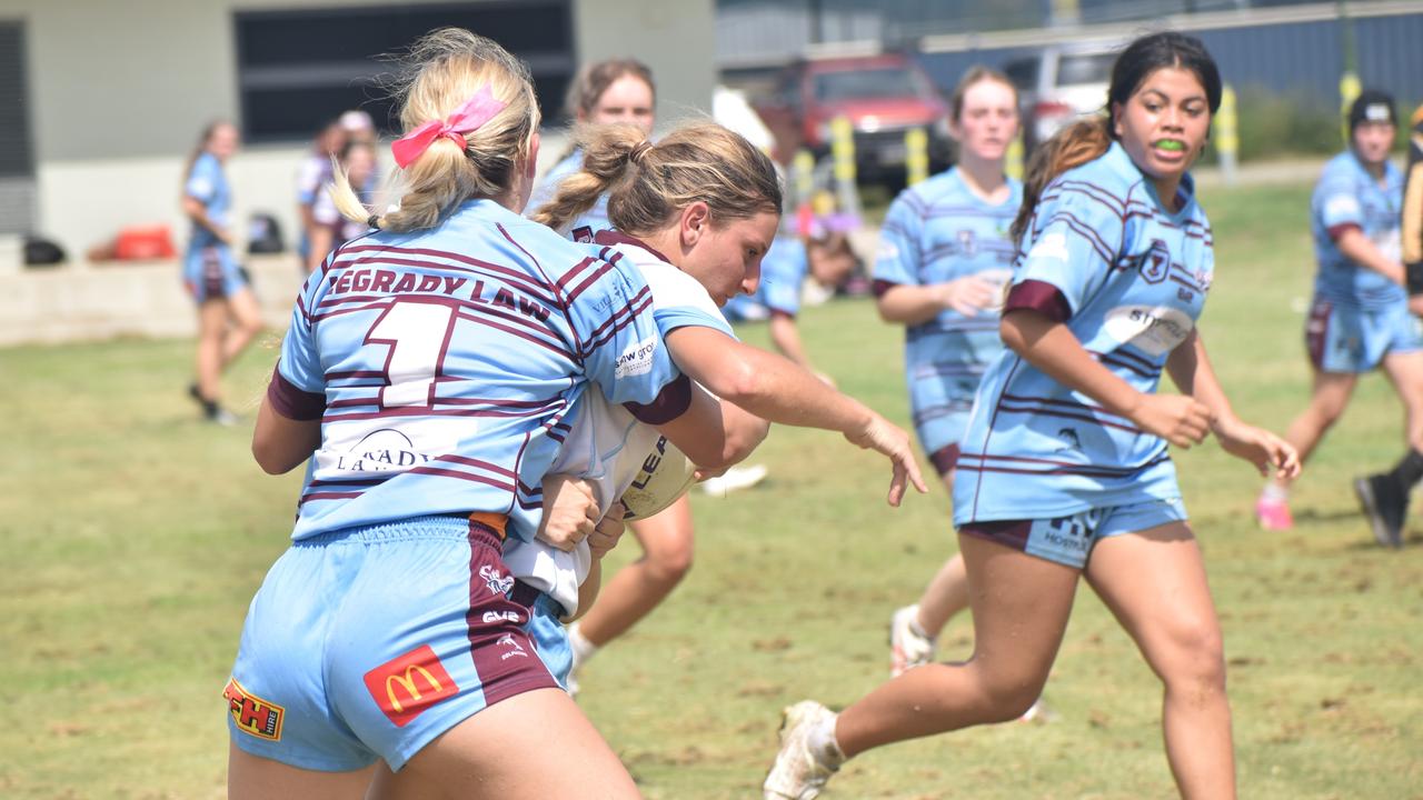 CQ Capras under-17 girls intra-squad trial game at Kettle Park, Rockhampton, on January 19, 2025.