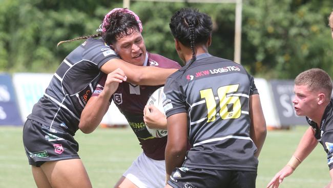 Burleigh Bears defeated Tweed Seagulls 36 - 0 in the Queensland Rep Rugby League carnival today.Kilarney Lavender.23 March 2024 Tweed Heads Picture by Richard Gosling