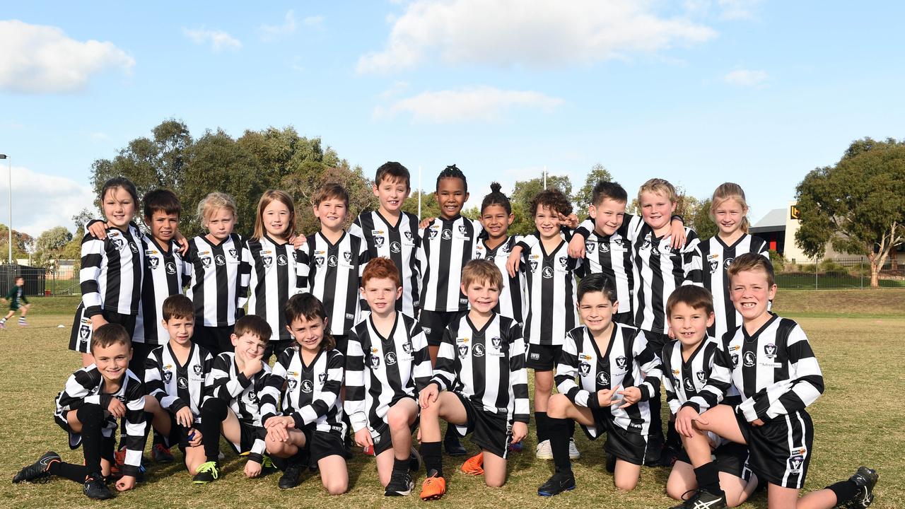 North Geelong under-9 football team.