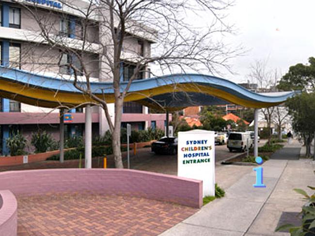 Net grab of exterior of Sydney Children's Hospital at Randwick, Sydney, NSW.